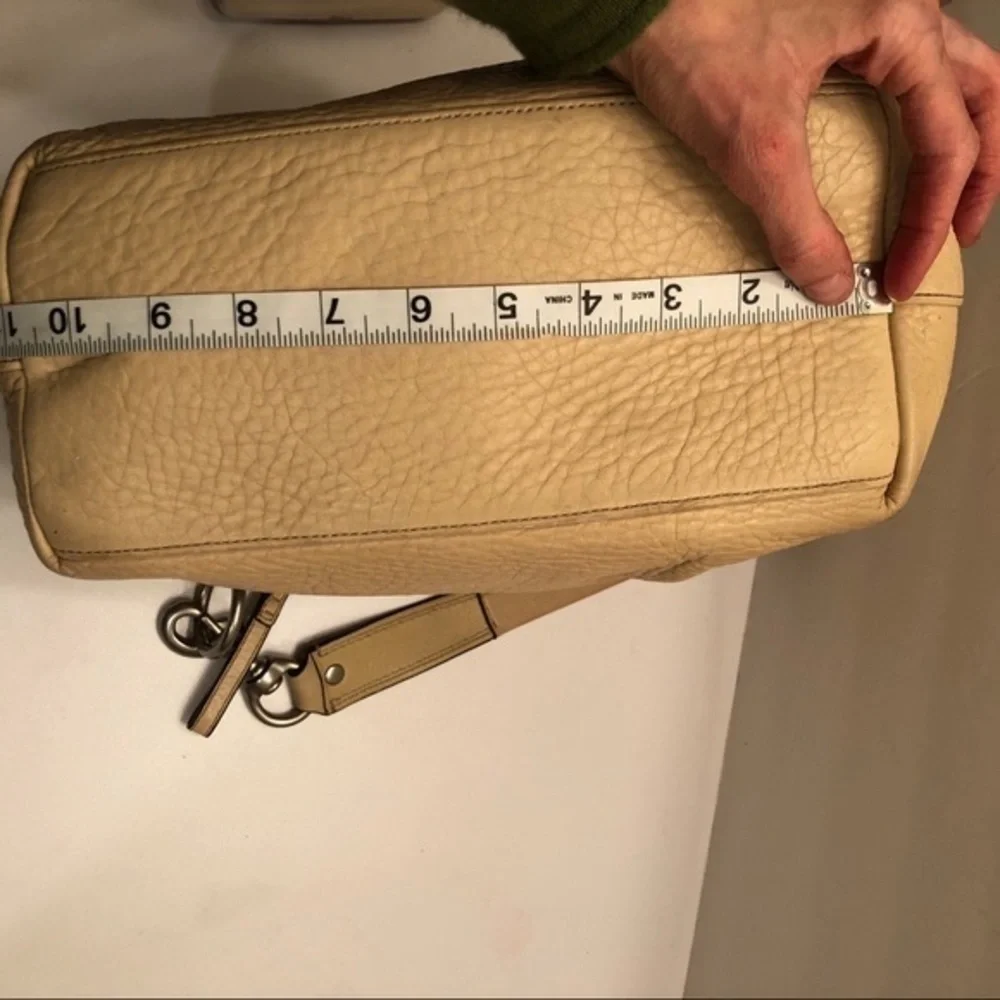 Coach pebbled leather hobo bag